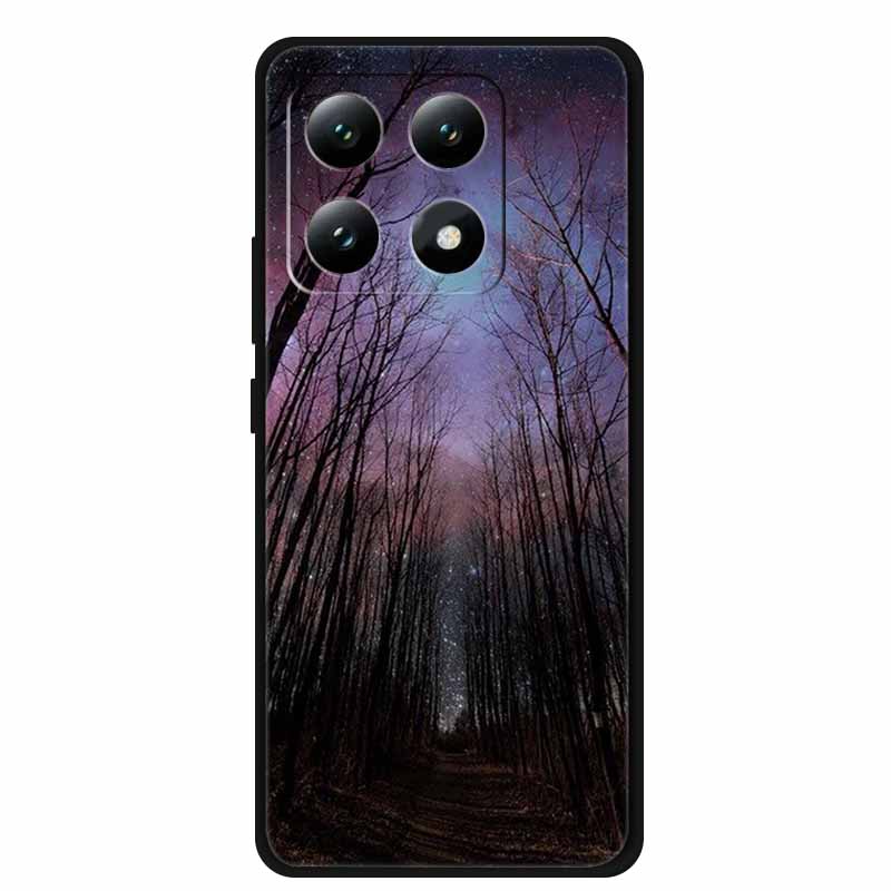 Handyhülle Für Xiaomi 15T Pro 5G Rückseite Hüllen Schwarzes Silikon Weiches Coque Für Xiaomi 15T 5G Hülle 15 T Pro 6,83" Fundas Schale