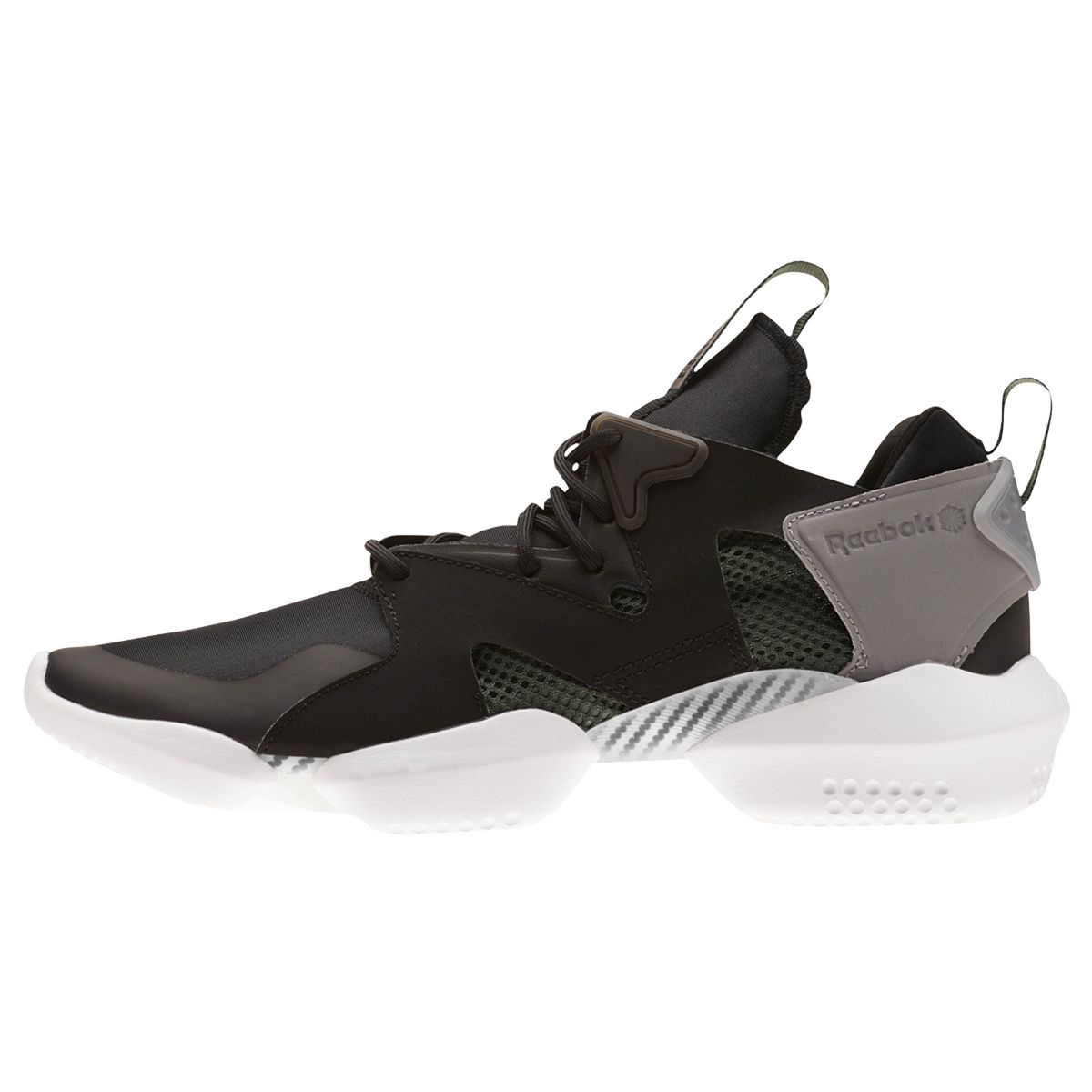 

Reebok 3D Op. Low Top Running Shoes Unisex sneaker Gray Black Green CN3911 42