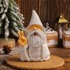 Retro White Beards Gnomes Statues Resin Crafts Waterproof Faceless Gnome Figurine Funny Handmade Bearded Dwarf Garden Sculpture