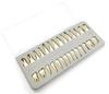 28 Pieces Dental Demonstration Permanent Teeth Model 1 To 1 Full Set for Implant Practice Teaching and Study
