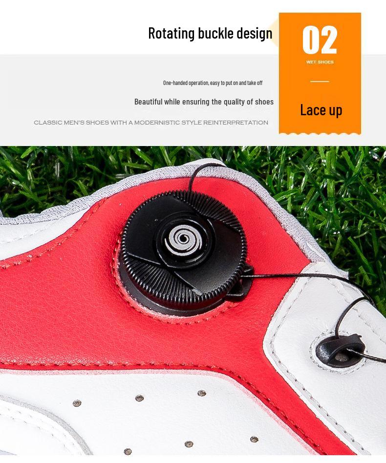 Wasserdichte spikeless Golfschuhe für Herren - Rutschfest, Atmungsaktiv, Sommerstil
