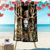 Hirschschädel mit Wald-Design Ein Muss für den Strandurlaub