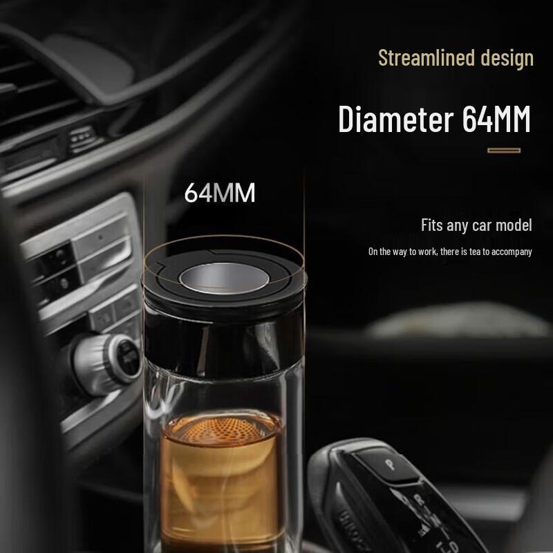 Wushengwu Double-Layer Glass Tea Infuser Mug