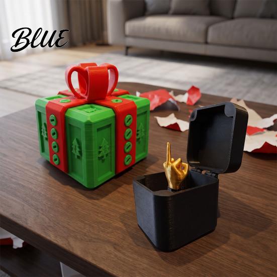 Funny Desktop Decoration Annoying Gift Box with Screws, 3D Printed Prank Screw Unique Birthday Joke Gifts Pop-up Finger Surprise, Gag for Birthdays