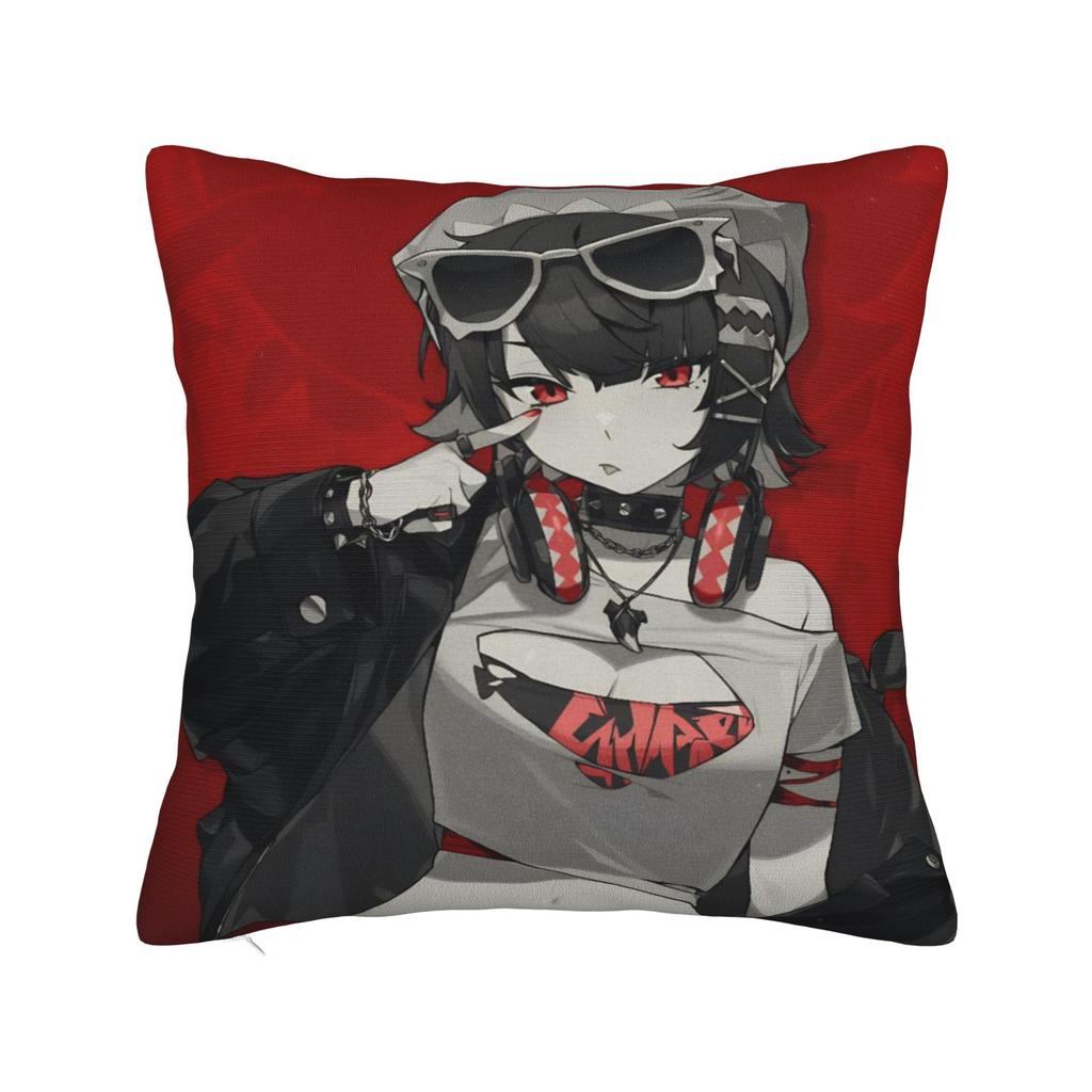 Decorative Pillow Covers Zenless Zone Zero Stuff Seater Throw Pillow Case Cover Square Multiple Sizes
