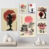 Retro Japan Culture Posters Canvas Painting Japanese Vintage Wall Art Picture For Modern Living Room Home Decoration