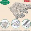 ABNO-Diamond Grinding Bits(20Pcs), 120 Grit 1/8" Shank Diamond Coated Rotary Burr Set-Fits Most Rotary Tools, Jewelry Making