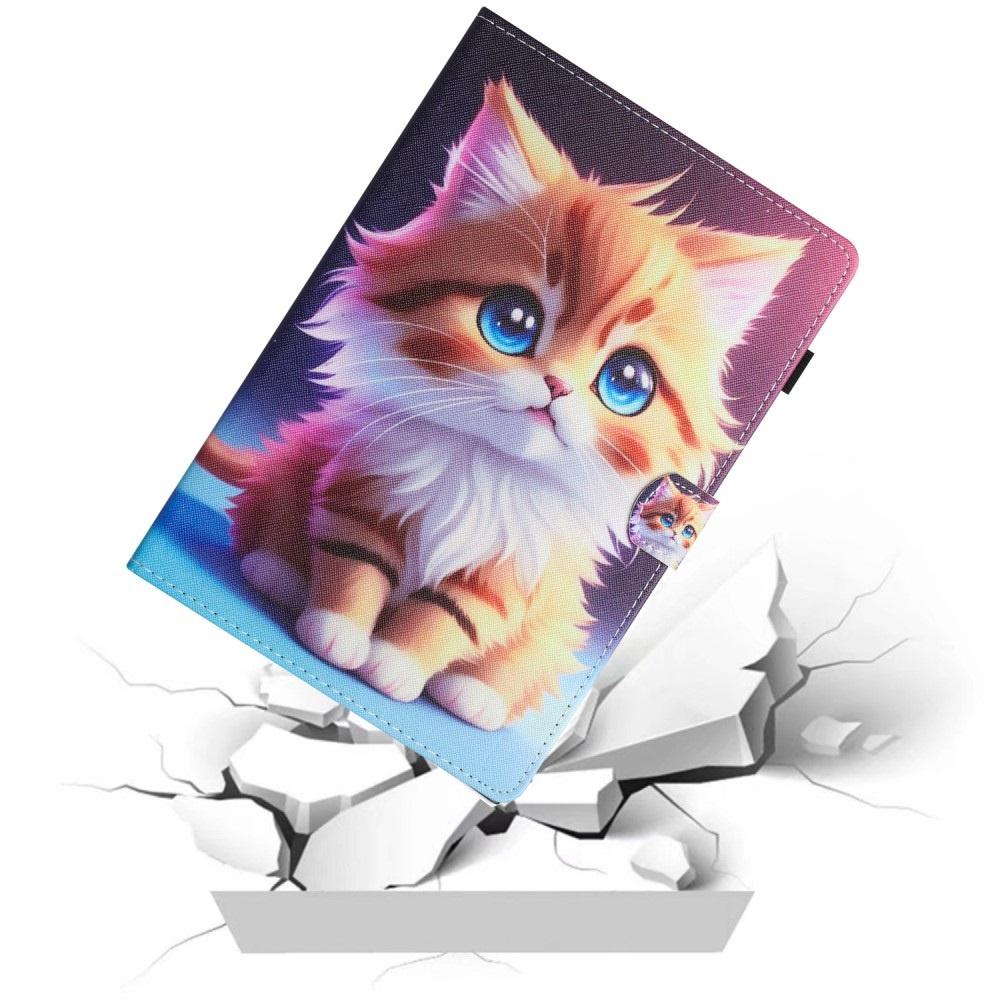 Case for Lenovo Tab M11, with flap, cat