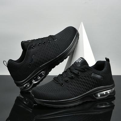 Foreign Trade Large Size 47 Men's Shoes Mesh Breathable Casual Sports Running Shoes Men's Soft-soled Air Cushion Travel Shoes