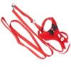Cat Vest Type Harness with Adjustable Leash Pet EscapeProof Vest Strap for Walking(Red L)