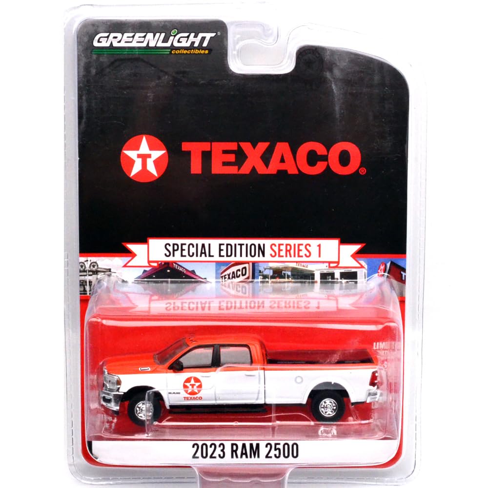 Greenlight 1/64 TEXACO SPECIAL EDITION SERIES 1 2023 RAM 2500 оранжевый