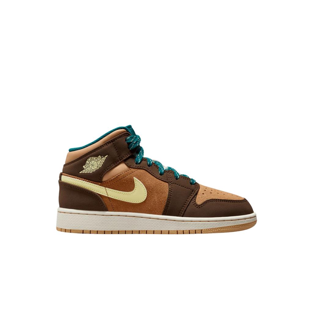 (gs) Jordan 1 Mid Se Cacao Wow