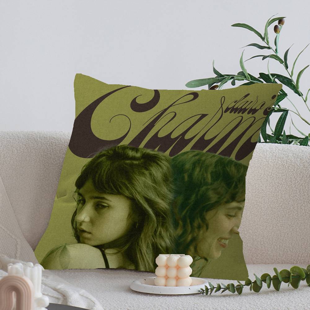 Charm Singer Clairo Pillow Cover For Bedroom Room And Living Room Sofa Decorative Cushion Cover