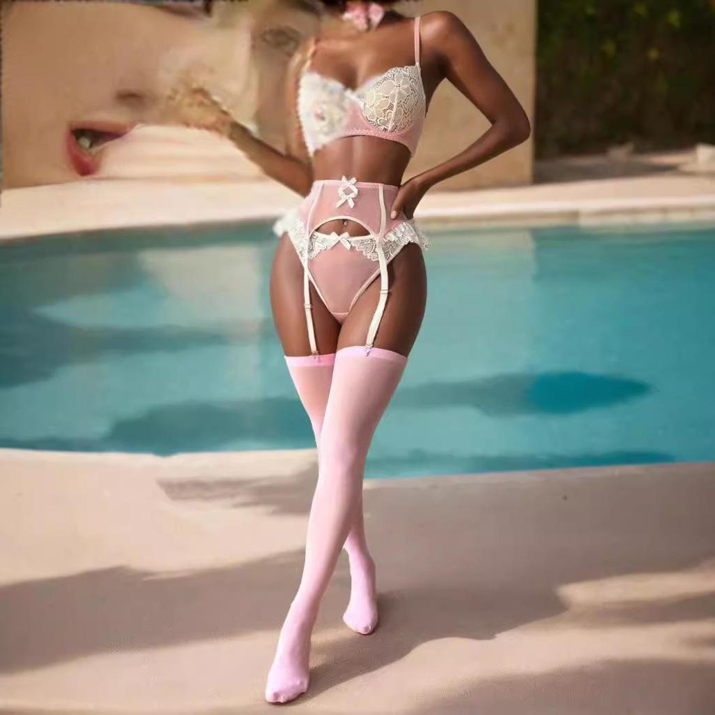 Jihovýchodní Asie Sexy Krajková Síťovina Noční Klub Kostice Lingerie