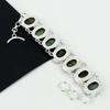 Natural Labradorite Gemstone Handmade 925 Sterling Silver Bracelet, Labradorite Bracelet For Wife , Unisex Bracelet, Father's Day Gifts