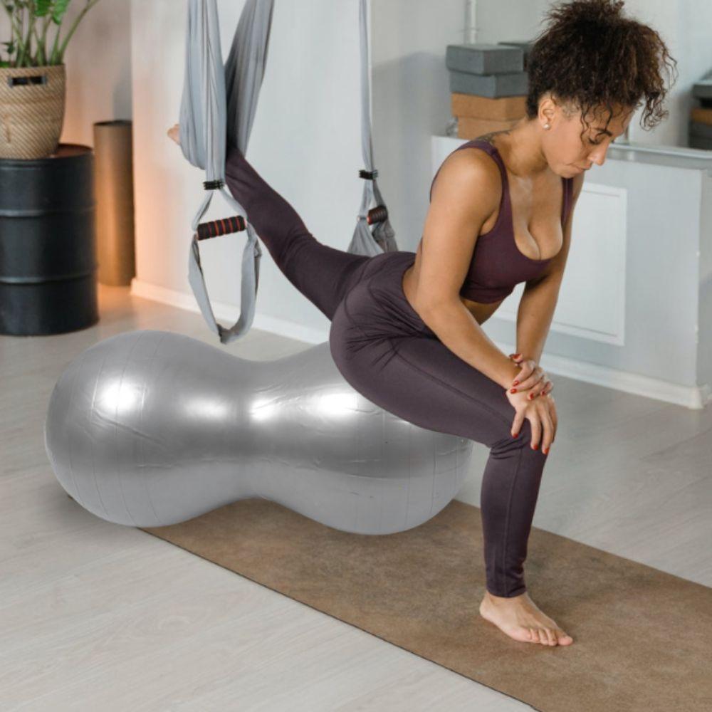 PVC Material Explosion-proof Yoga Ball Thickened Inflatable Pilates Yoga Ball  Fitness Training
