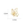 Cute Metal Butterfly Brooches For Women Elegant Hollow Out Smooth Butterfly Pin Fine Design Easy-Match Party Office Brooch Pins