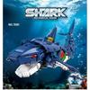 1096Pcs, Ideas Sea Animal Building Blocks Toys Shark Building Blocks Set With Rotatable Link Component, Stem Toy For Kids Adults