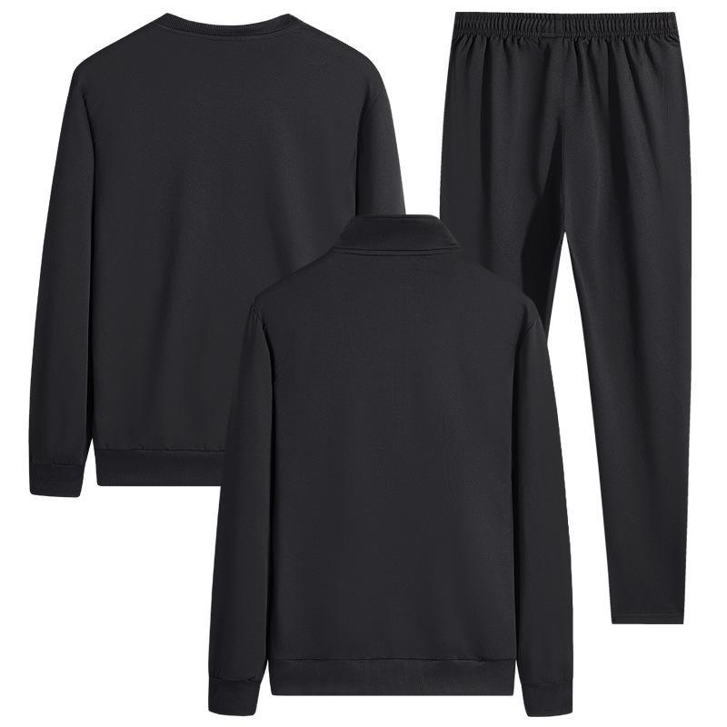 Men Fashion Suit Sweatshirt Sweatpants Set Large Size 6XL Male Tracksuit Jacket