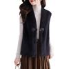New Leather Vest Women's Autumn and Winter Imitation Mink Vest Vest Waistcoat Thin Large Size Coat