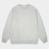 Heavyweight Cotton Crewneck Sweatshirt with Logo for Autumn/Winter Corporate Events and Class Uniforms.