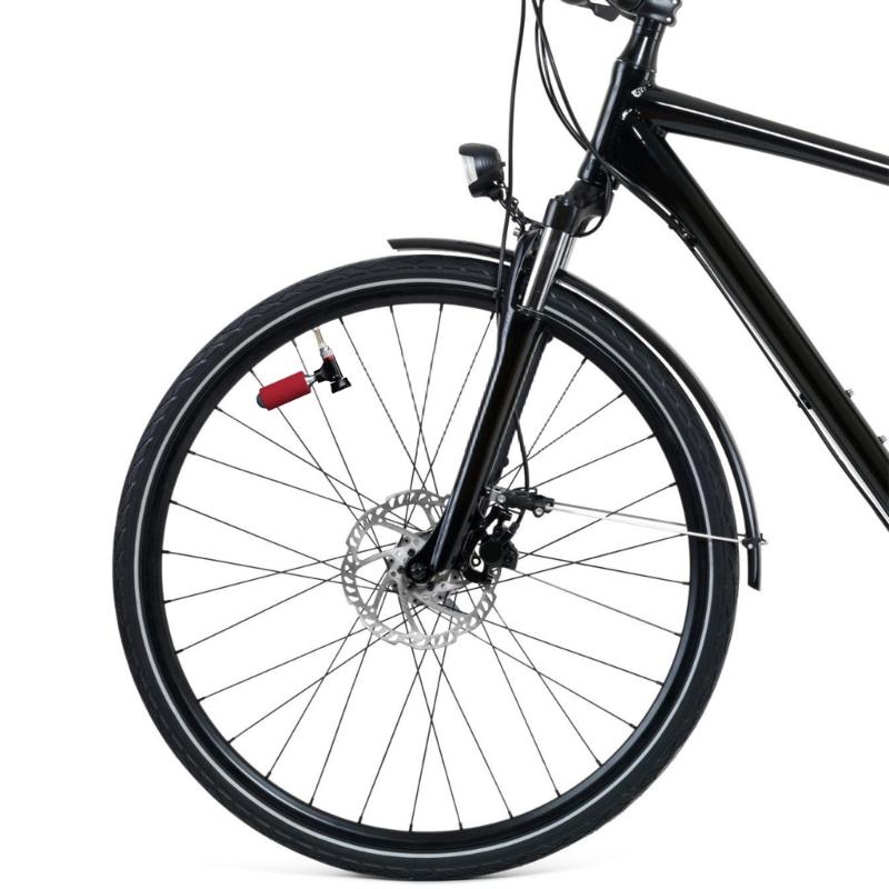 Portable CO2 Inflator Head Road Bike Tire Inflator CO2 Tyre Filler Air Pumps with Pressure Gauge & Insulated Sleeve