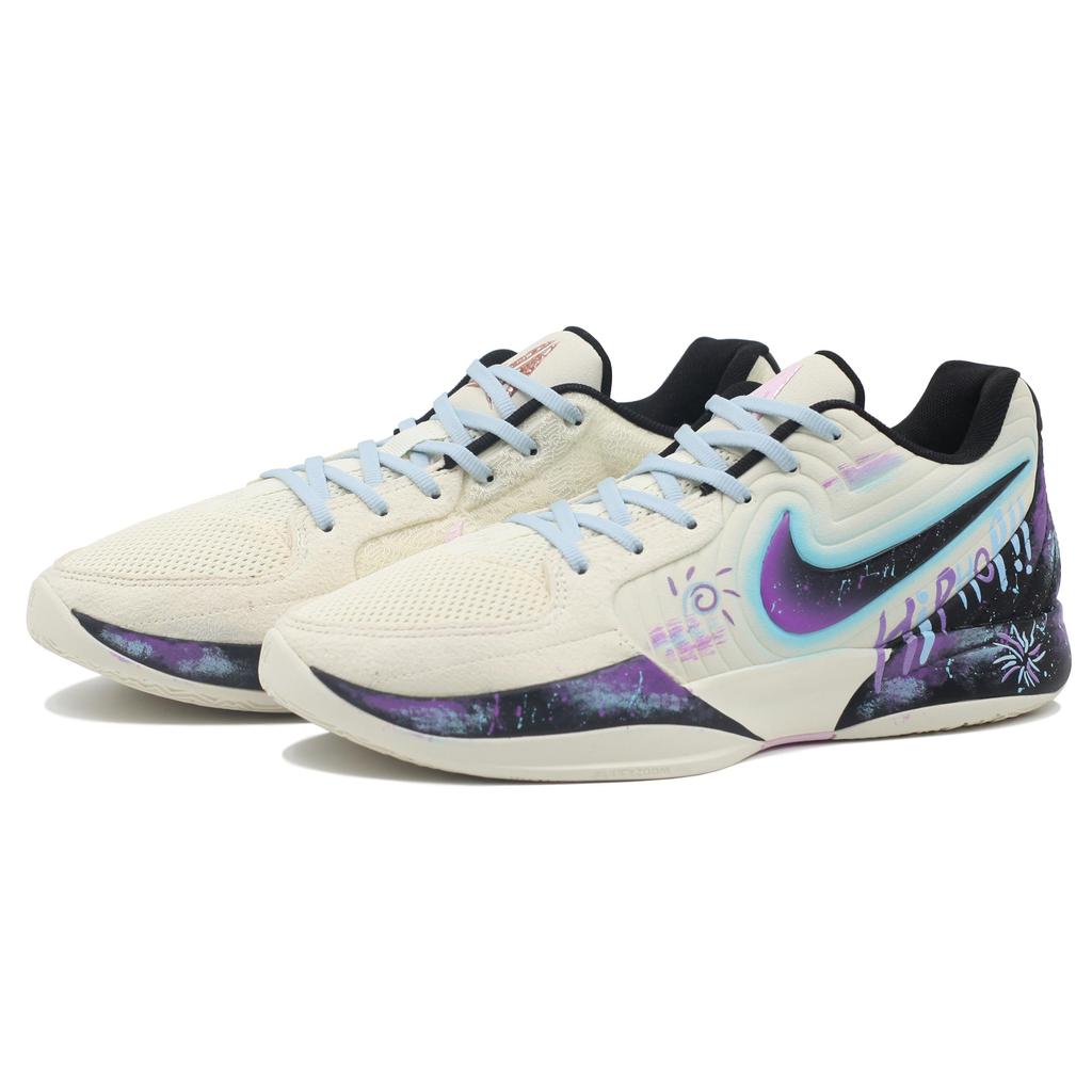 Nike Ja Morant 2 Cushioning Abrasion Resistant Cushioning, Wear Resistant Low Top Basketball Shoes Men's Purple Blue FD7327-100(Team1524-)