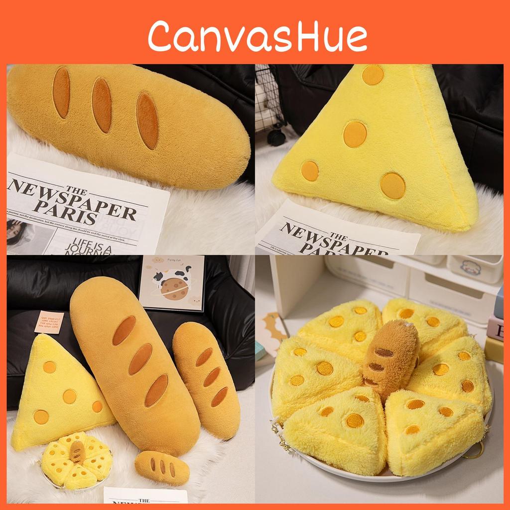 Simulation Cute Baguette Cheese Plush Toy Girls Children Sleep With Dolls Gift