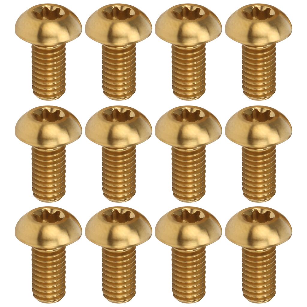 12Pcs   Disc Brake Rotor Screws   Alloy Bike Screw Accessory M5x10mm