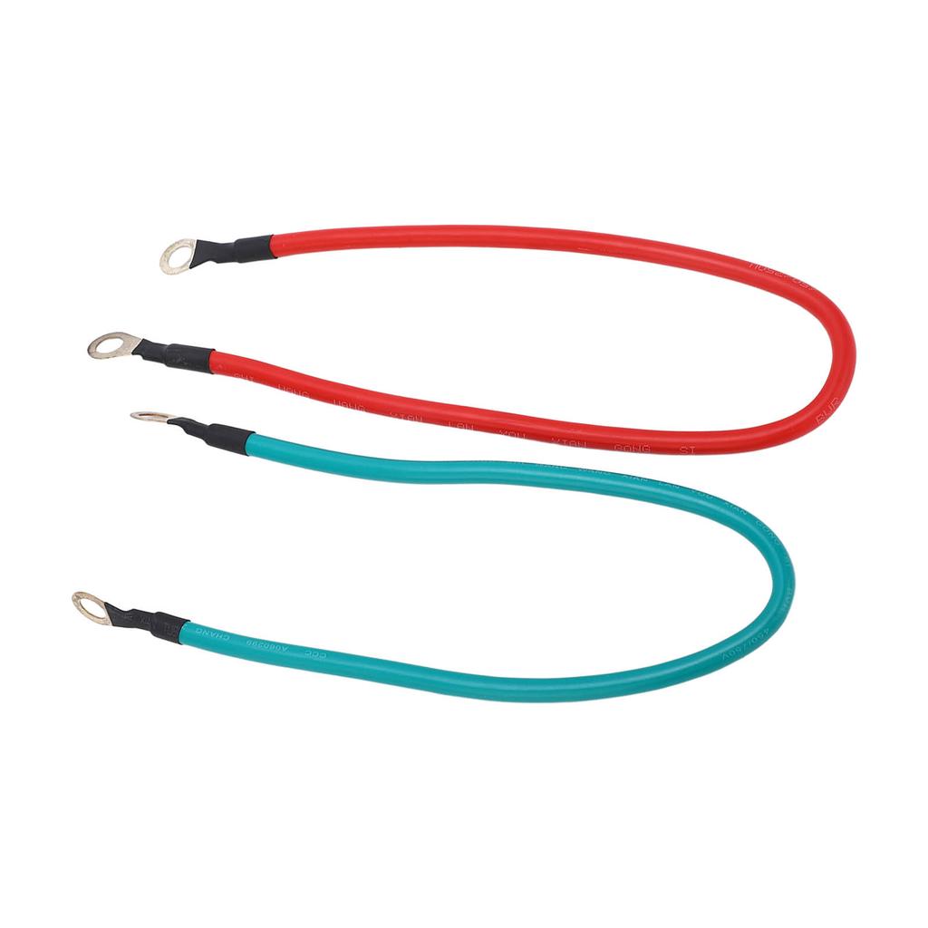 2PCs Battery Cable Power Cord Ring Eyelet Positive Negative Pole for 173 178F 186 188F