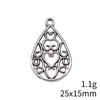 Mother's Day Charms For Bags Wave Water Drop Swirl Charms Pendant Audience Bag Pendant