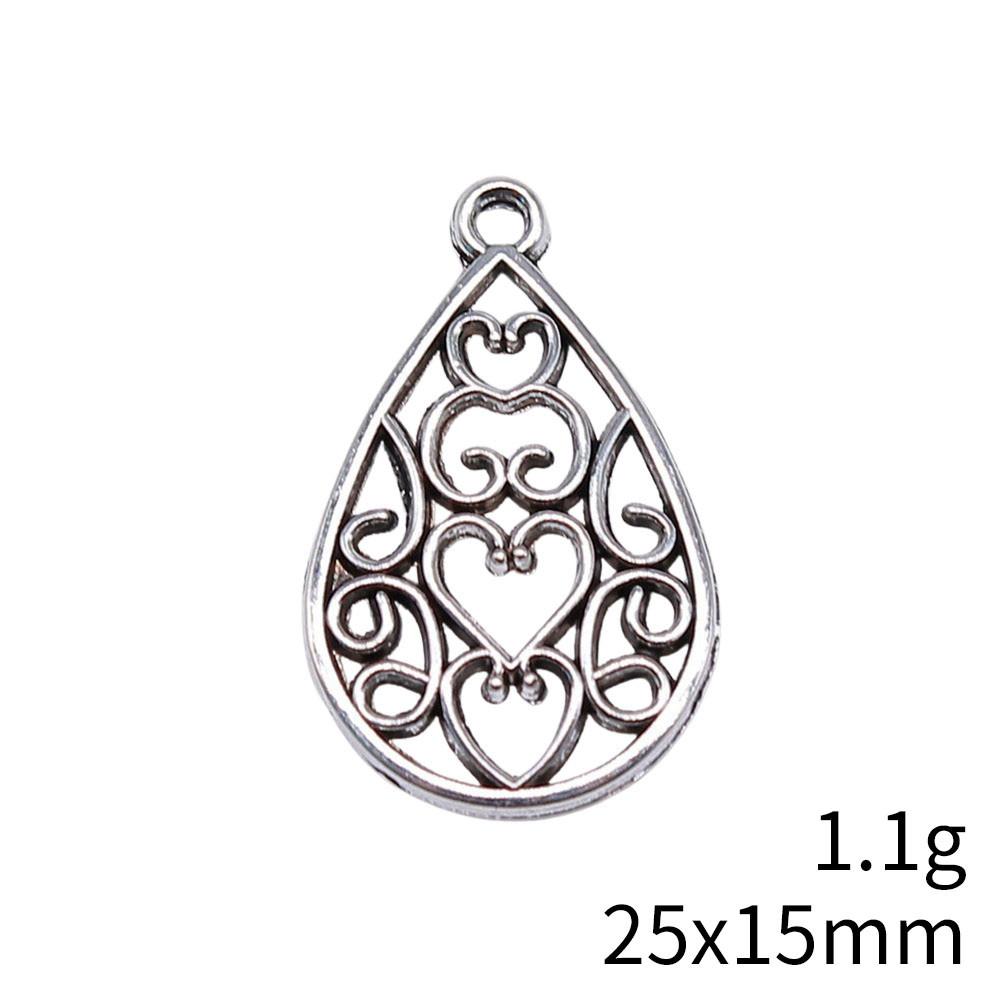Mother's Day Charms For Bags Wave Water Drop Swirl Charms Pendant Audience Bag Pendant