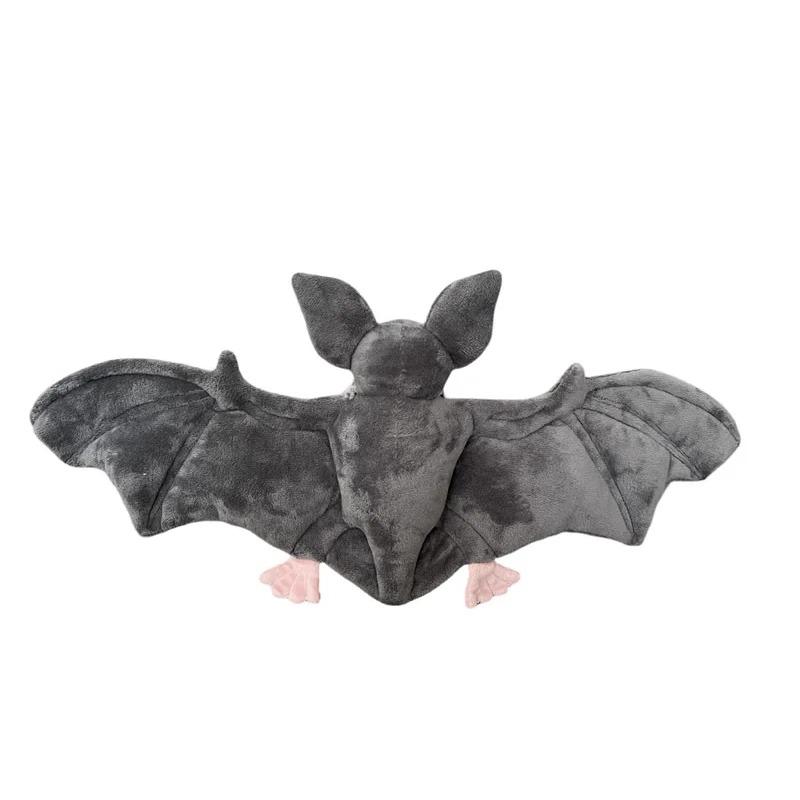 New 25cm Halloween Plushy Stuffed Bat Doll Plush Throw Pillow for Boys and Girls Christmas Halloween Decoration Holiday Gifts