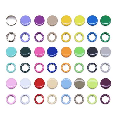 10Mm Metal Prong Snap Button Press Button Studs Fasteners Hollow Prong Ring For Clothes Garment Sewing Bags Shoes