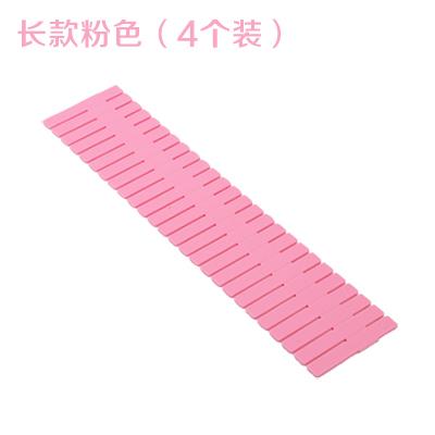 4Pcs DIY Plastic Drawer Grid Separator Divider Partition Storage Organizer Underwear Socks Makeup Clapboard