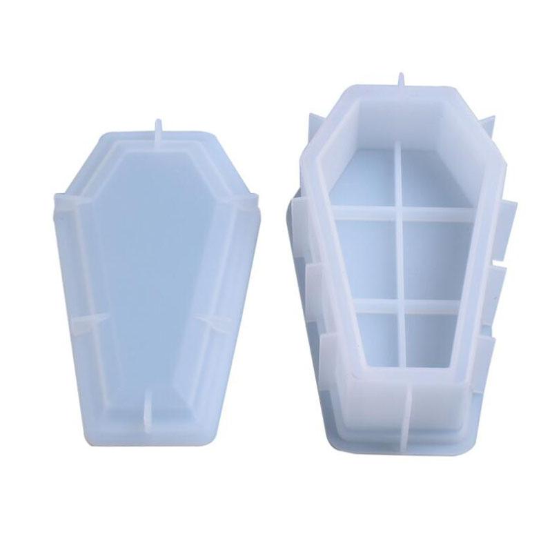Epoxy Resin Silicone Mold Vampire Coffin Mold Ashtray Flowerpot Mold Storage Box Mold Container Mold For Resin Jewelry Making