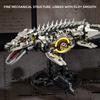 1413pcs Mechanical Mosasaurus Model Sea Dragon Building Blocks MOC linkage Assembly Bricks DIY birthday Christmas gifts