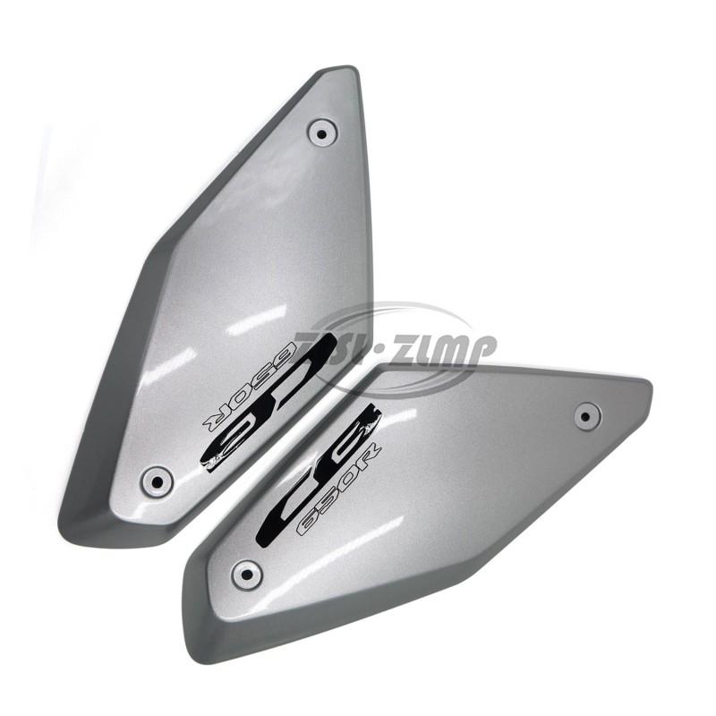 Front Side Frame Cover Protector Honda CB650R 2019-2024 ABS Plastic Fairing Panel In Gray Black