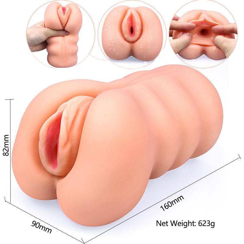 Male Masturbator Cup Artificial Vagina Mouthmake You Very Comfortable 3D Realistic Vagina Pocket Pussy Sex Toys for Men