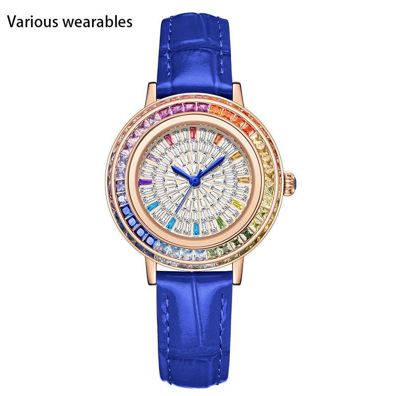 New Gypsophila High-end Niche Light Luxury Diamond Jewelry Crystal for Women