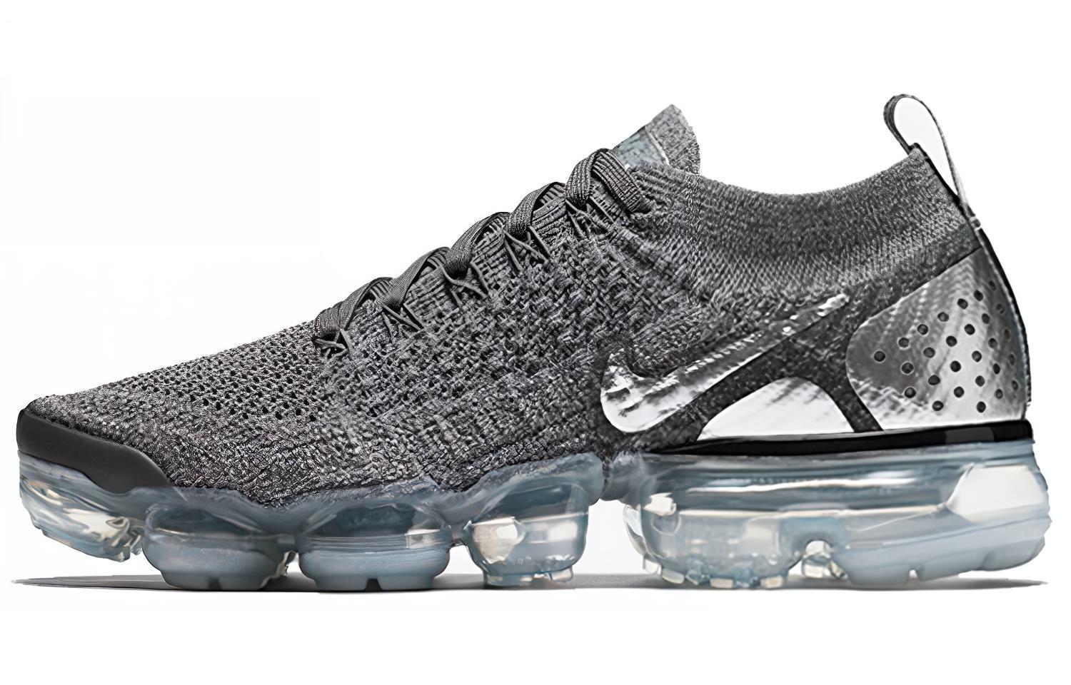 

Nike Air VaporMax Flyknit 2 Темно-сірий Хром Жіночі 942843-013 36