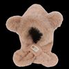 Bear plush hat women's winter scarf integrated warm thickened scarf cute cold winter ear protection two-piece set