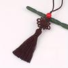DIY Handgeknüpfter chinesischer Knoten, kleiner chinesischer Knoten Lesezeichen, Quastenanhänger, Taschenanhänger, Handyanhänger, Schreibwarenanhänger, Lesezeichenanhänger