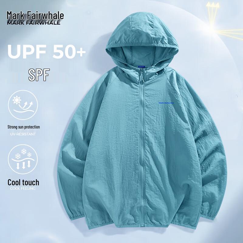

Mark Fairwhale Men s Summer Ice Silk Hooded Sun Protection Jacket 3XL
