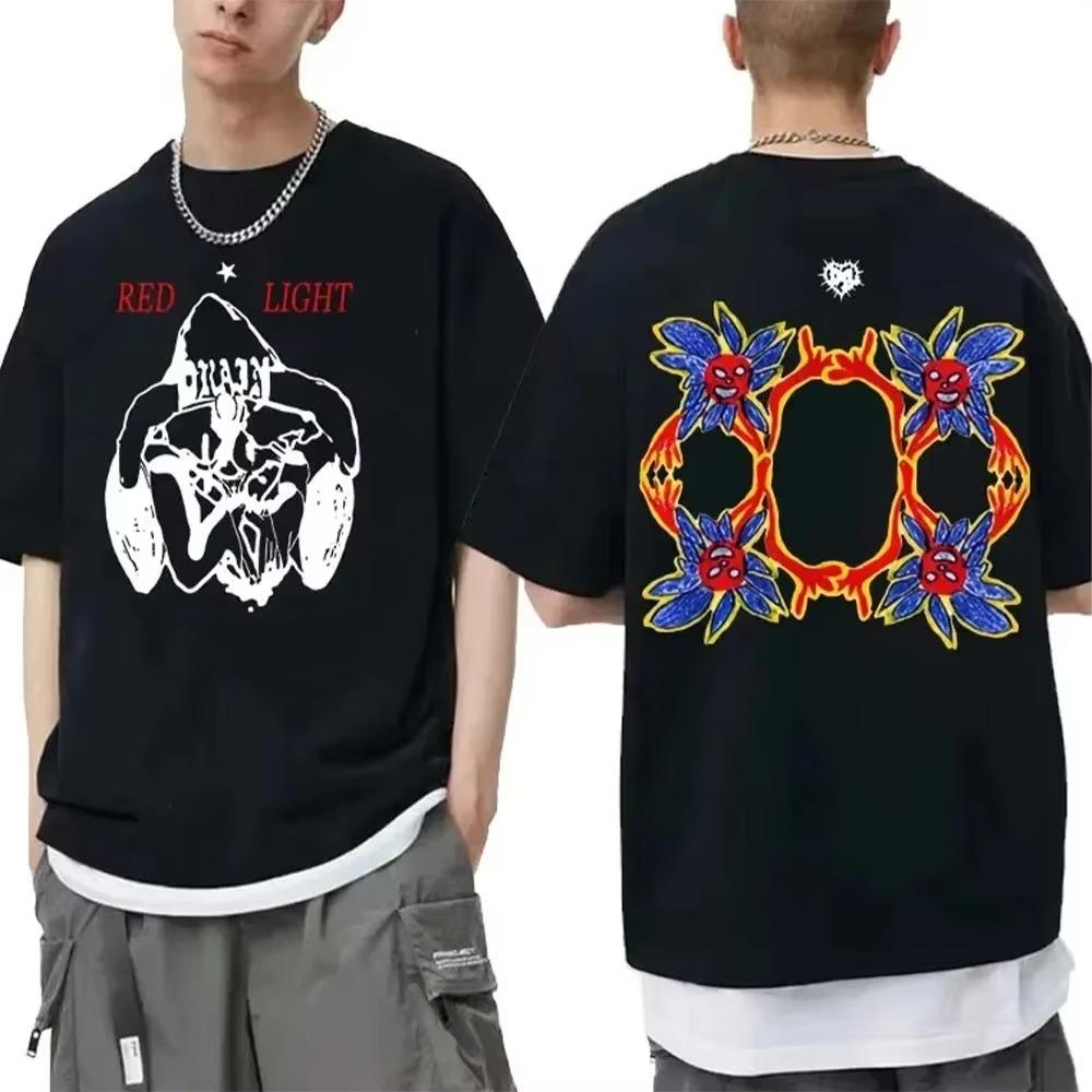 Bladee 333 Hip Hop Trend Skate Drain Gang Men Cotton T Shirt Funny Hipster Tshirt Men Women Tee Fashion  Sense T-Shirts Tops