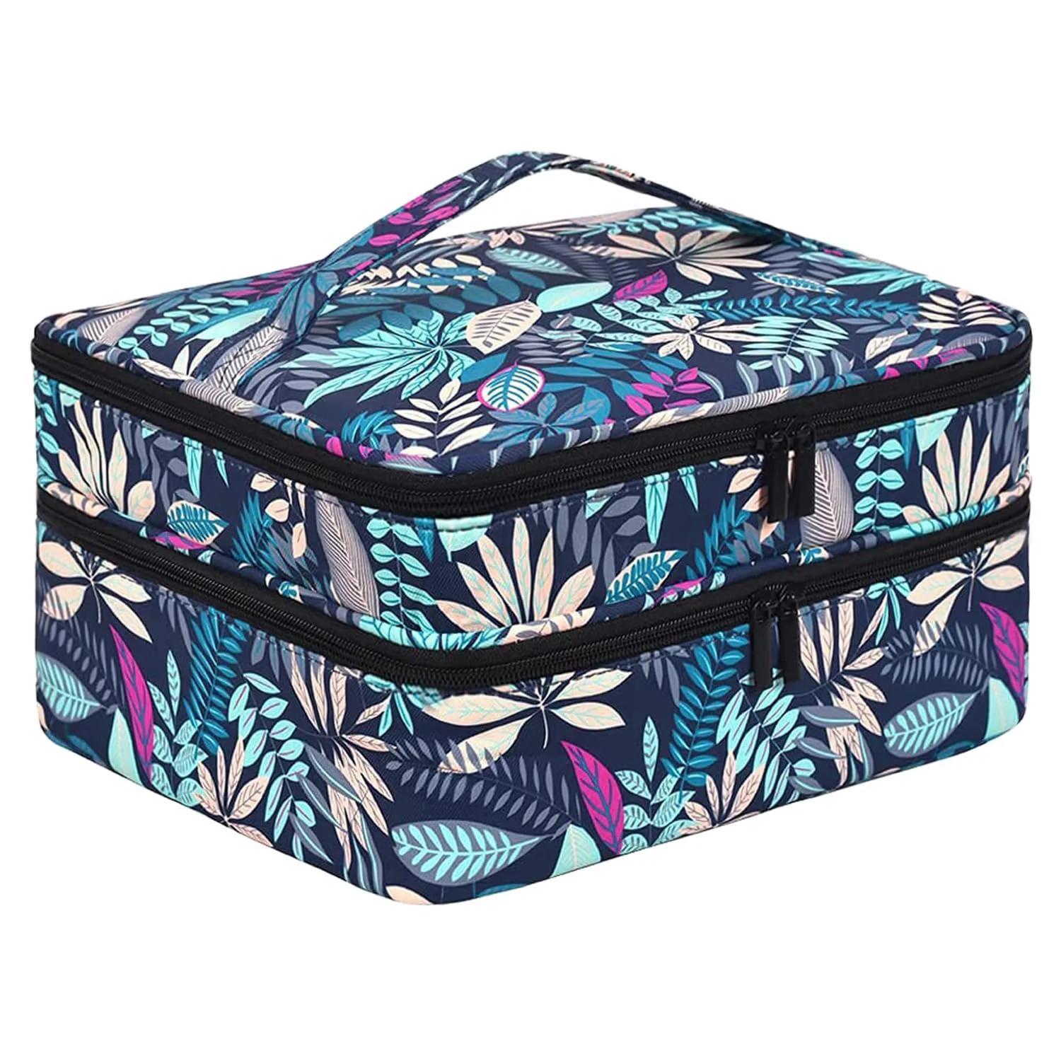 

Сумка для эфирных масел на 42 флакона, портативная сумка для хранения лака для ногтей, органайзер для косметики, косметичка, многофункциональная сумка для макияжа