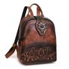 Printed Lady's Double Shoulder Bag - A Casual, Traditional Chinese Style, Large Capacity Work Bag for Women