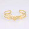 Personalized Name Bracelet for Women Men Custom Jewelry Stainless Steel Customized Bangle Gold Color Arabic Name Birthday Gifts