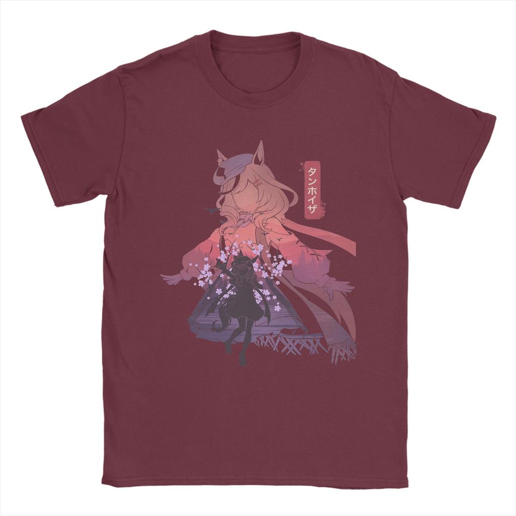 Unisexs TShirts Matikanetannhauser Uma Musume Anime Funny Cotton Tee Shirt Short Sleeve T Shirt Crew Neck Clothes 6XL