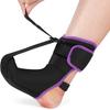 Ergonomic Design Foot Drop Brace Sock Adjustable Straps Arch Support Stretching Band  Recovery